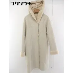 ◇ URBAN RESEARCH ROSSO 裏ファー フード付き 長袖 コート サイズF ベージュ系 レディース  【中古】 【1112220002388】