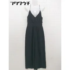 ◇ natural couture ナチュラルクチュール シャーリング キャミソール サロペット サイズ F ブラック レディース  【中古】 【1112220000360】のサムネイル
