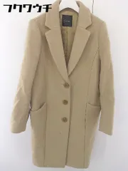 ■ URBAN RESEARCH ROSSO ロッソ 長袖 ロング チェスターコート サイズF ブラウン レディース  【中古】 【1112230003139】