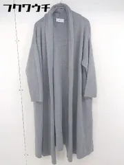 ◇ AZUL BY MOUSSY アズールバイマウジー スリット 長袖 ロングカーディガン サイズS グレー レディース  【中古】 【1112230002248】
