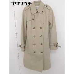 ■ ◎ fredy emue フレディ エミュ NOLLEY'S ライナー付 袖ベルト 長袖 トレンチコート サイズ36 ベージュ レディース  【中古】 【1112270008385】のサムネイル