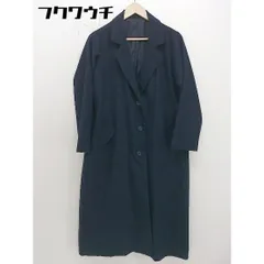 ■ HERE'S ヒアーズ 長袖 ロング コート サイズM ネイビー レディース  【1112270006718】のサムネイル