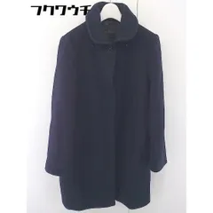 ■ URBAN RESEARCH アーバンリサーチ ジップアップ 長袖 ステンカラーコート サイズ38 ネイビー レディース  【中古】 【1112290004442】