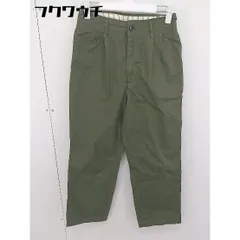 ◇ D.M.G ドミンゴ カジュアル タックパンツ サイズS カーキ レディース  【中古】 【1201080000709】