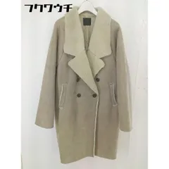 ■ KBF アーバンリサーチ 裏ボアファー 長袖 コート サイズONE ベージュ レディース  【中古】 【1201060004253】