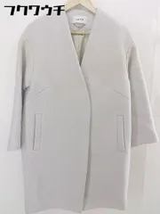 ◇ FRAY I.D フレイ アイディー 長袖 ノーカラー コート サイズ0 グレー系 レディース  【中古】 【1201100002324】