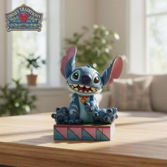 Stitch Sitting Pose 9.5cm Lilo & Stitch | Disney Traditions Jim Shore Merchandise Figure Doll Figurine Sculpture Jim Shore Official Import