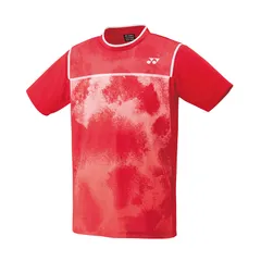 YONEX(ヨネックス) ゲームシャツ(フィットスタイル) 硬式テニス ウェア シャツ 10528、(496)サンセットレッド