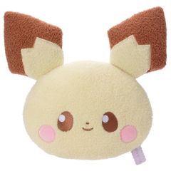 포켓피스 봉제인형 페이스쿠션 피츄 봉제인형 높이 약 35cm