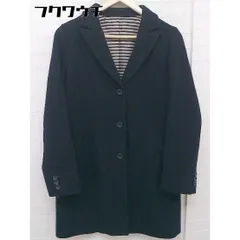 ◇ GLOBAL WORK グローバルワーク 長袖 ロング チェスターコート サイズL ネイビー レディース  【中古】 【1201110003359】