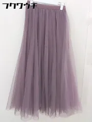 ◇ fifth フィフス ロング チュール スカート ダークピンク レディース  【中古】 【1201110004677】