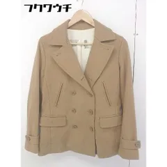 ■ JOURNAL STANDARD relume ジャーナルスタンダード レリューム 長袖 Pコート サイズ1 ベージュ レディース  【中古】 【1201120005633】