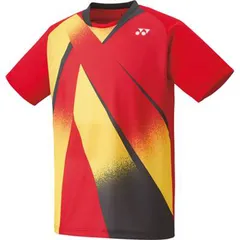 YONEX(ヨネックス) ゲームシャツ(フィットスタイル) 硬式テニス ウェア シャツ 10537、(496)サンセットレッド