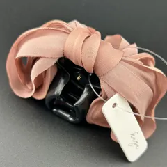 【新品】定価1980円 ヘアアクセサリー ヘアクリップ バンスクリップ 大きめ リボン 可愛い◆