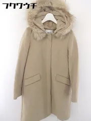 ◇ PAGEBOY ページボーイ ALICIA フェイクファー 長袖 ステンカラー コート サイズM ベージュ レディース  【中古】 【1201170004747】のサムネイル