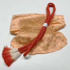 ［6500］帯締め 帯揚げ セット 草花流水地紋 絞り 正絹 着物 帯絞め