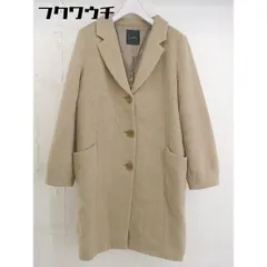 ◇ URBAN RESEARCH ROSSO アーバンリサーチ アルパカ混 長袖 ウール チェスター コート サイズF ベージュ レディース  【中古】 【1201140005286】