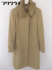 ■ Aylesbury アリスバーリー アンゴラ混 ラビットファー ロング コート サイズ9 キャメル レディース  【中古】 【1201240003106】のサムネイル