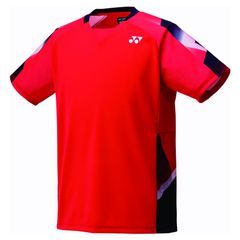 JAPAN ゲームシャツ　YONEX ユニフォーム　 Tシャツ　L　レッド YONEX ゲームシャツ レッド Lサイズ - メルカリ