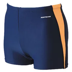 フットマーク footmark 男子トランクス(ジュニア) 水泳水着 (101532j1-04)、オレンジ