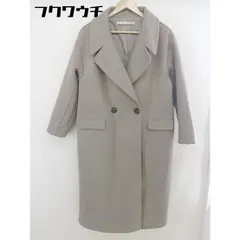 ■ Ray Cassin レイカズン 長袖 ロング コート サイズF グレージュ レディース  【中古】 【1201310001735】