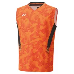 YONEX(ヨネックス) メンズゲームシャツ（ノースリーブ） テニス・バドミントン ウェア（メンズ） -10658、(752)ハイオレンジ