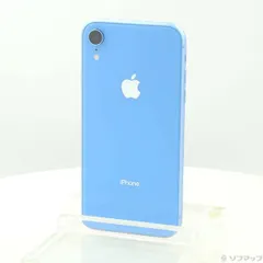 〔中古品〕 iPhoneXR 64GB ブルー MT0E2J／A SIMフリー【349】