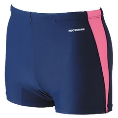 フットマーク footmark 男子トランクス(ジュニア) 水泳水着 (101532j1-03)、ピンク
