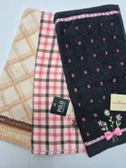 【新品】ブランド タオルハンカチ 3枚セット お買い得品