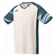 YONEX メンズ バドミントン シャツ S ホワイト/グリーン10668 - メルカリ