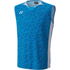 YONEX(ヨネックス) メンズゲームシャツ ( ノースリーブ ) テニス ゲームシャツ メンズ (10614-002)、(002)ブルー