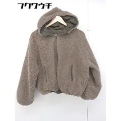 ◇ archives アルシーヴ ボア リバーシブル 長袖 ジップアップ ジャケット サイズM ブラウン系 レディース  【中古】 【1202010000936】