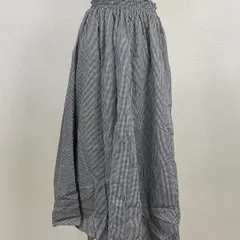 AMERICAN HOLIC ギンガムチェック フレアスカート レディース F ブラック ホワイト 裏地付き　20251223-0004