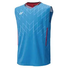 YONEX(ヨネックス) メンズゲームシャツ(ノースリーブ) テニス・バドミントン ウェア(メンズ) (10699)、(449)セルリアンブルー