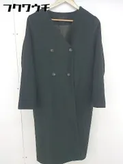 ■ ◎ KBF ケービーエフ URBAN RESEARCH フェイクファー 長袖 ロング コート サイズOne ダークグリーン レディース  【中古】 【1202080005930】のサムネイル