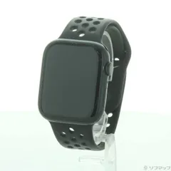 〔中古品〕 Apple Watch Series 8 GPS 45mm ミッドナイトアルミニウムケース ブラックNikeスポーツバンド【344】