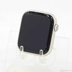〔中古品〕 Apple Watch Series 7 GPS + Cellular 45mm スターライトアルミニウムケース バンド無し【262】