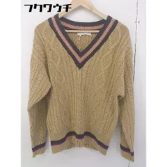 ◇ ◎ KBF ケービーエフ URBAN RESEARCH タグ付 長袖 ニット セーター サイズONE ベージュ系 レディース  【中古】 【1202110002519】