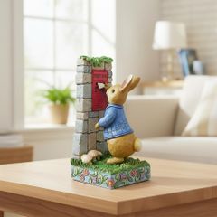 BelArt ベルアート ピーターラビット 振り子時計 陶器 高さ約30cm