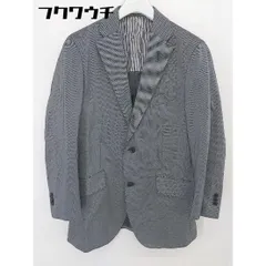 ◇ NOLLEY'S goodman チェック 2B 長袖 テーラードジャケット サイズ44 グレー ブラック マルチ メンズ  【中古】 【1202160008059】のサムネイル