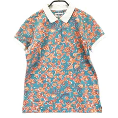 サイズ：2 JACK BUNNY ジャックバニー  半袖ポロシャツ 総柄 ブルー系 [240101580317] ゴルフウェア レディース ストスト