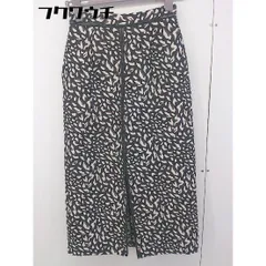 ◇ PAGEBOY ページボーイ 総柄 ロング タイト ナロー スカート サイズM ブラック ベージュ系 ブラウン系 レディース  【中古】 【1202190003390】のサムネイル