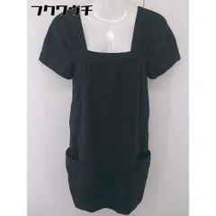 ◇ VINCE ヴィンス 半袖 ミニ ワンピース サイズ2 ブラック レディース  【中古】 【1202170004249】