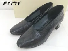◇ ◎ JOURNAL STANDARD Renatta クロコダイル 型押し パンプス シューズ サイズ36 ブラック レディース  【中古】 【1202250002080】のサムネイル