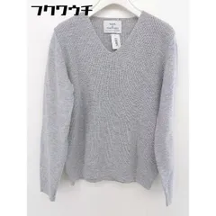 ◇ BEAUTY&YOUTH ビューティ&ユース UNITED ARROWS Vネック 長袖 ニット プルオーバー グレー レディース  【1202220000269】