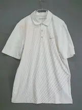 ◇ NIKE ナイキ 半袖 ポロシャツ サイズS ホワイト オレンジ メンズ  【1203170005373】