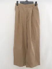 ◇ SENSE OF PLACE by URBAN RESEARCH コーデュロイ ワイド パンツ サイズF キャメル レディース  【中古】 【1203180001884】