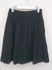 ◇ Paul Stuart ポール スチュアート 膝下丈 ギャザー スカート サイズ6 ブラック レディース  【中古】 【1203180004069】のサムネイル