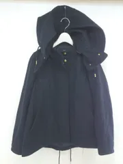 ◇ ◎ green label relaxing UNITED ARROWS 2WAY フード付き ジップアップ 長袖 コート サイズ 36 ネイビー レディース  【中古】 【1203230003431】