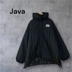 Java ジャバ 別注 2way 取り外し可能 スタンドカラー サイドスリット 中綿モンスターコート サイズXL ブラック クラシカルエルフ